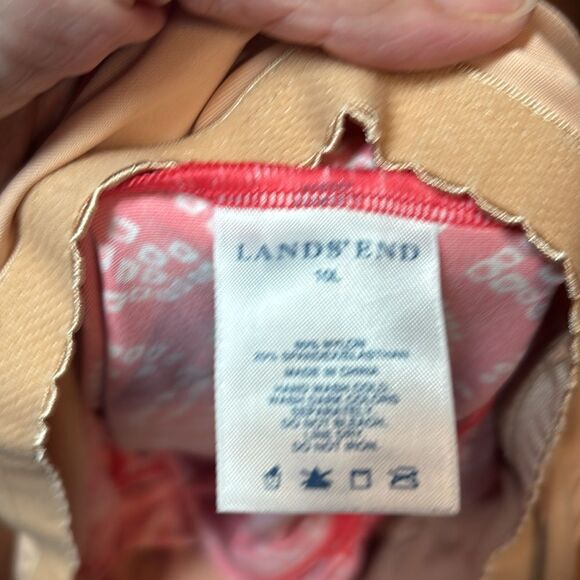 Lands’ End 2 piece Coral Tankini / skirtini set, 10 - Picture 11 of 12